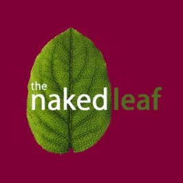 The Naked Leaf cannabis retail brand logo representing BizBOXTV client in digital marketing and video advertising