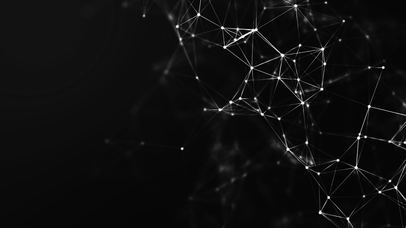 connected node network representing digital attention and content distribution systems