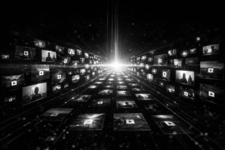 A digital network visual representing content distribution and audience reach in modern marketing. Without a structured distribution strategy, even high-quality content fails to gain visibility or traction. This image reflects how video marketing, social media distribution, and media systems determine whether content reaches the right audience and drives results.