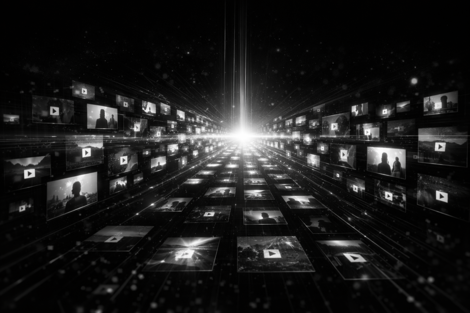 A digital network visual representing content distribution and audience reach in modern marketing. Without a structured distribution strategy, even high-quality content fails to gain visibility or traction. This image reflects how video marketing, social media distribution, and media systems determine whether content reaches the right audience and drives results.